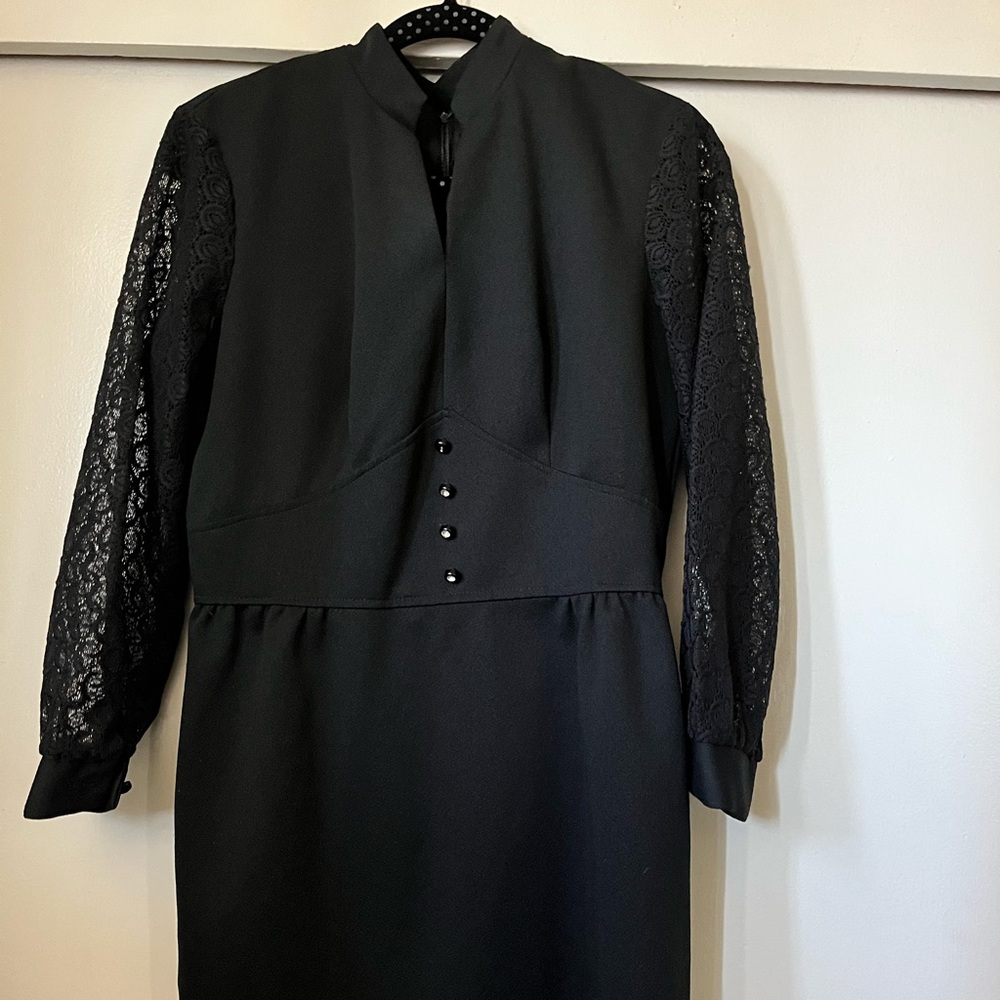 Vintage handmade black dress